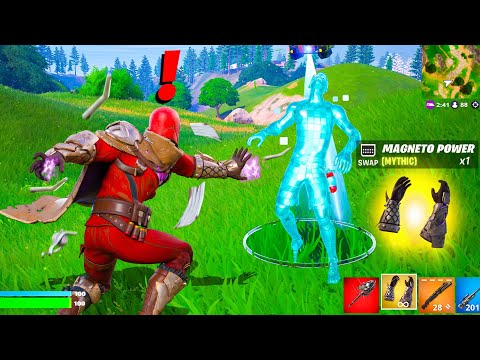 I Pretended To Be BOSS Magneto In Fortnite (Early)