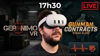 🔴 LIVE Cardio & Tactique : Geronimo VR & Gunman Contracts sur Quest 3 !
