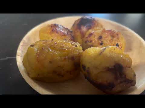 Bolitas de Platanos Maduros en la Freidora de aire