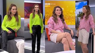 Annett Möller Stylish Studio Looks Leather Pants, Skirt & Over-The-Knee Boots Compilation