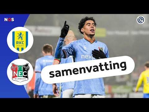 ZESDE RODE KAART komt RKC Waalwijk DUUR te staan 🟥 | samenvatting RKC Waalwijk - NEC Nijmegen