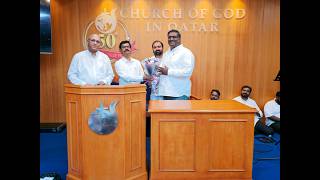 Pr. Jenson Joy | National Overseer | Church of God Qatar Region | Official Appointment