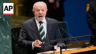 YouTube video thumbnail:  UN's 'Credibility has Never Been so low,' Lula Says in UN Speech 