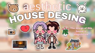 toca world aesthetic and minimalist home design 🏡💫✨️