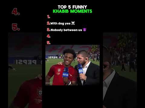 Top 5 khabib funny moments ๐คฃ #viral #khabib #ufc #ranking #top5 #conormcgregor #danawhite #joerogan