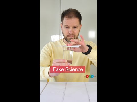 Upside-Down Water Glass | Viral TikTok Science Experiments