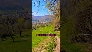 Idyllic Village 🏡🥾 | Lenningen, Swabian Alb, Germany #shorts