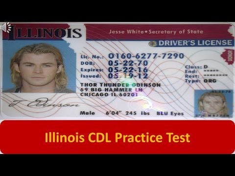 illinois class c license practice test