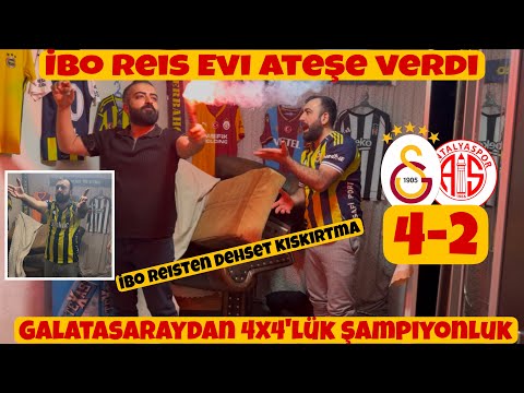 İbo Reis Evi Sırlar Dünyasına Çevirdi - Delil Reis Galatasaray 4-2 Antalyaspor Tepki #galatasaray
