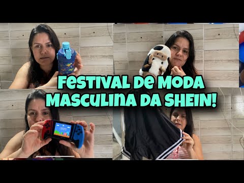 COMPRAS MARAVILHOSAS NA SHEIN PARA MEUS HOMENS QUE AMO.