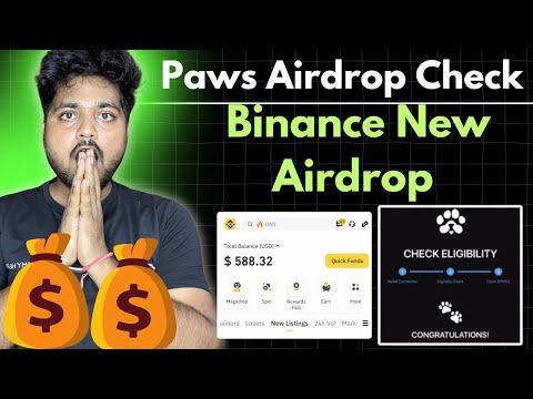 Paws Airdrop Claim & Check Your Eligibility 🔥 Binance Launch New Airdrop 😱 Solv Protocol Airdrop