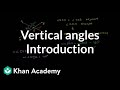 Exploring Vertical Angles and Intersecting Lines
