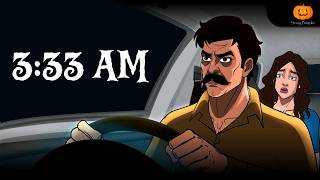 3.33 AM Us Raat kya hua? | Hindi Horror Story | Scary Pumpkin | Animated Stories