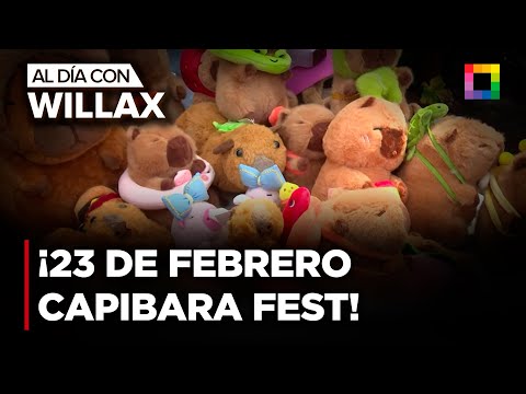 Al Día con Willax - FEB 18 - ¡23 DE FEBRERO CAPIBARA FEST! | Willax