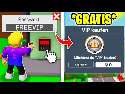 SO BEKOMMST ALLE GAMEPASSES GRATIS in BROOKHAVEN! 😨