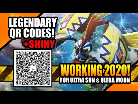 pokemon ultra sun qr codes that give you pokemon