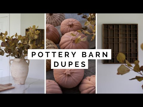 POTTERY BARN  VS THRIFT STORE | DIY POTTERY BARN INSPIRED FALL DECOR ON A BUDGET