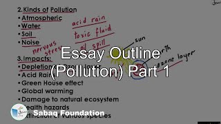 Essay Outline  (Pollution) Part 1