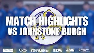 Cumbernauld Colts 4-4 Johnstone Burgh | Lowland League West (MD8)
