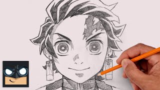 How to Draw Tanjiro ✏️ Beginner's Sketch Tutorial