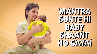 BABY KA REACTION JAB MAA MANTRA SUNATI HAI😮 | imkavy | UmangKatyal #vlog