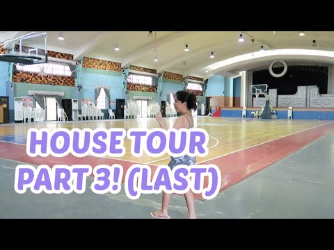 BASKETBALL COURT AND SWIMMING POOL TOUR! (HOUSE TOUR) | Nicole Caluag