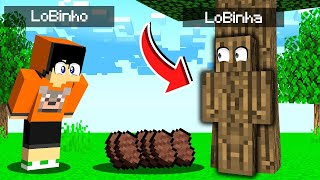 CRUSH usou CAMUFLAGEM para TESTAR a HONESTIDADE DO LOBINHO no MINECRAFT!!
