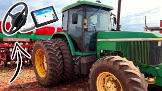 RENOVAMOS O JOHN DEERE INSTALANDO UM PILOTO AUTOMATICO MUITO TOP!