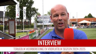 Screenshot van video Michel Steggink: "We willen ons zo snel mogelijk veilig spelen" | Vooruitblik seizoen 2024-2025