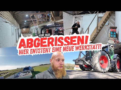 Hier entsteht die neue Hauptzentrale meiner Werkstatt - FarmVLOG#1035