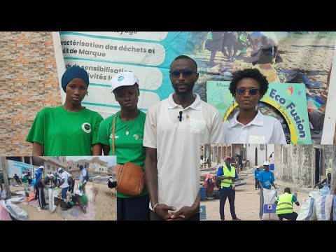 Atelier, recyclage,  sensibilisation a ngor: Zéro Déchet va vers la population