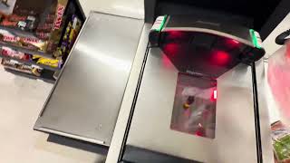 YIG self checkout 2026: produce, milk and snack cakes 