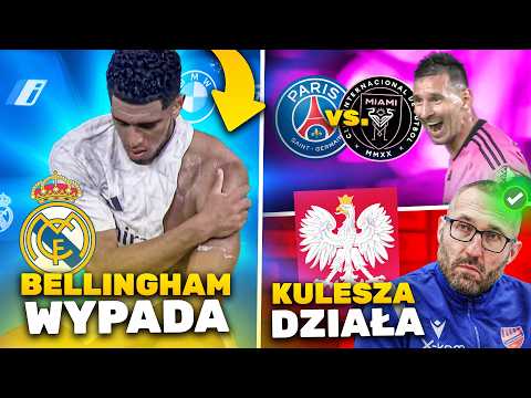Jude Bellingham NIE ZAGRA przez 4 miesiące… Messi VS. PSG! Papszun ROZMAWIA z Kuleszą! Mamy TRENERA?