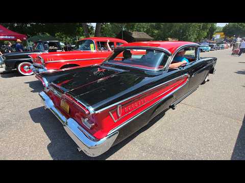 2025 classic car show MSRA Back to the 50s record heat & 9000+ classic cars, The Great Race start