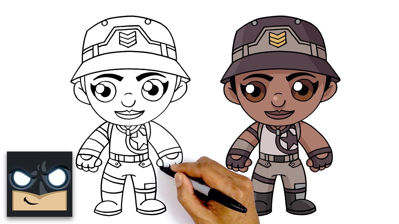 How To Draw Recon Expert - Fortnite