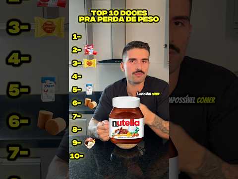 Melhores doces na perda de peso 🔥