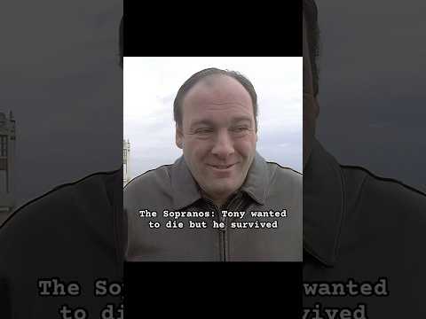 The Sopranos: Tony wanted to die but he survived#thesopranos #shorts #shortvideo #series #fouryou