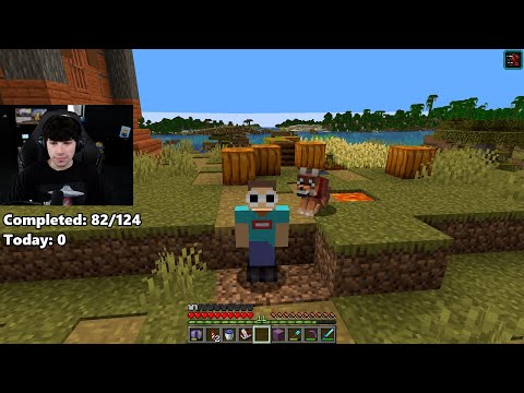 Completing All Minecraft Advancements Blind (No Google or Help) - Day 7