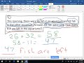 Solving 2-Step Addition and Subtraction Word Problems
