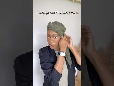 Office Turban style #turbantutorial