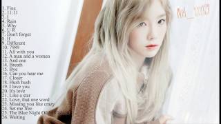 Kim TaeYeon The best songs  SNSD