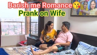 Romantic prank || Barish me romance #punita_life #comedyvideos #entertainment