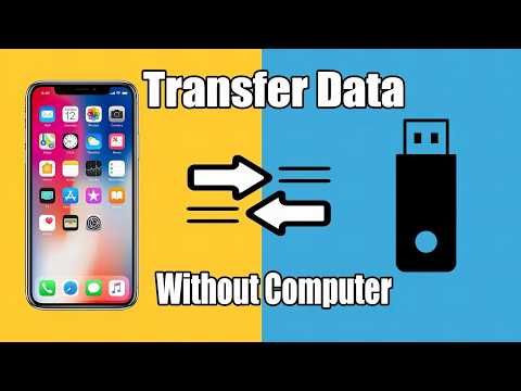 Transfer Files from USB to iPhone WITHOUT a Computer || Flash Drive for iPhone