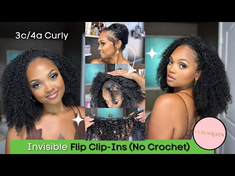 Full Curls in 10 Minutes | How to Hide Clip In Wefts| Ft. CurlsQueen | VandyVanity