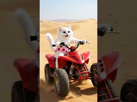 Baby Saved! Jesus and Kitten Rescue a Family in the Desert #shorts #cat #rescue #animals