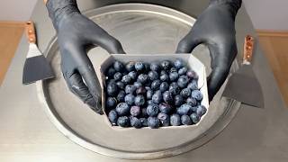 Blueberry - Ice Cream Rolls | Satisfying Visual ASMR