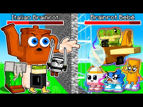 Trolleé a Mi AMIGA con HACKS en una Batalla de ITALIAN BRAIN ROT MEME 😂 Minecraft Trampas