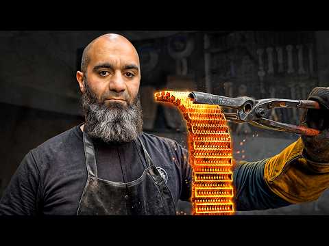 Turning a Truck Chain into a Giant Handmade Knife