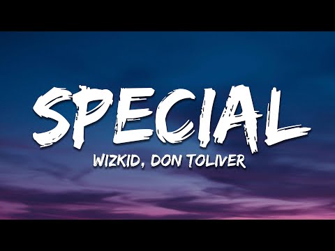 WizKid - Special ft. Don Toliver (Lyrics)