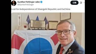 奥地利学者社会活动家Gunther Fehlinger-Jahn 发表视频演说，公开支持上海独立
